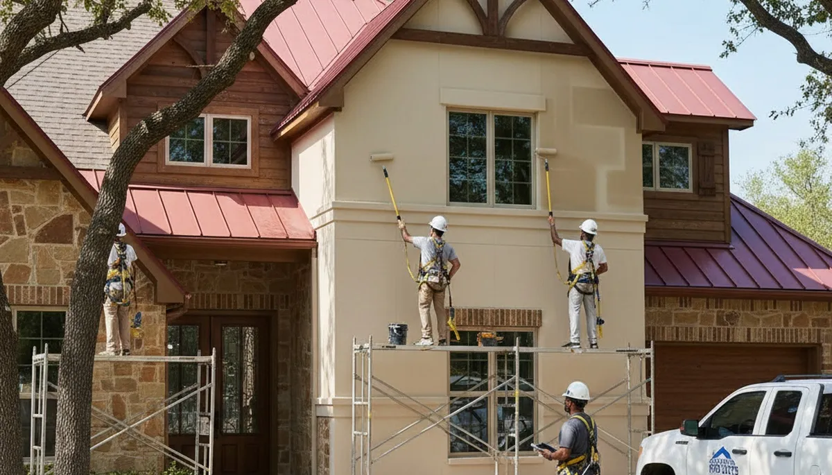 Professional painters in Arlington, TX providing interior and exterior painting services