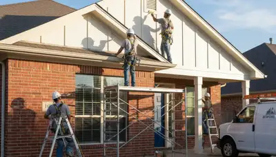 Professional painters serving Arlington, TX with interior and exterior painting services