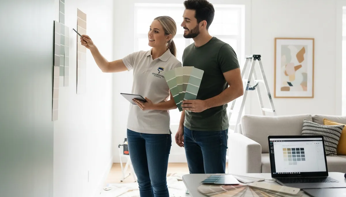 Arlington, TX color consultation for painters choosing durable paint palettes for homes