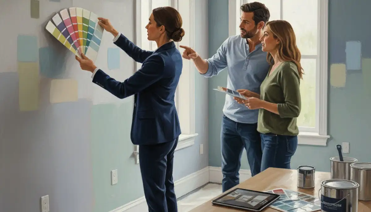 Arlington, TX color consultation for house painting with expert paint palette selection