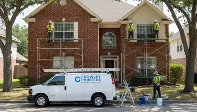Professional painting crew serving Arlington, TX for interior and exterior home painting services