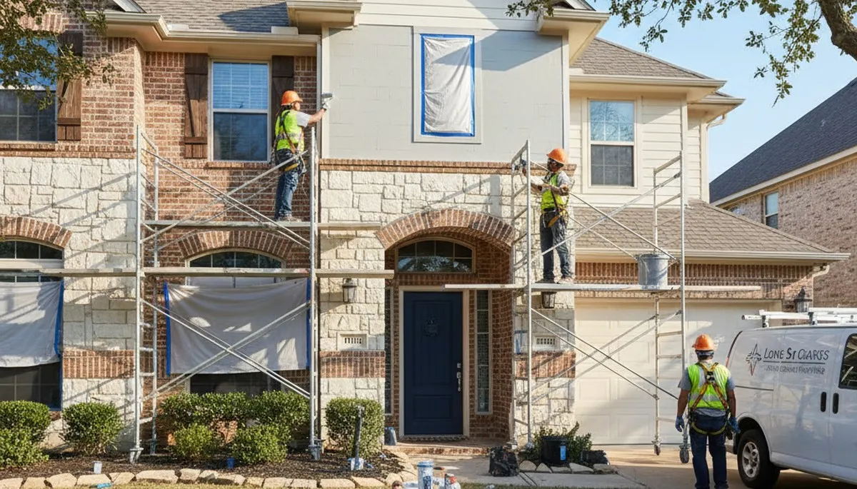 Painting company in Arlington, TX providing professional interior and exterior painting services