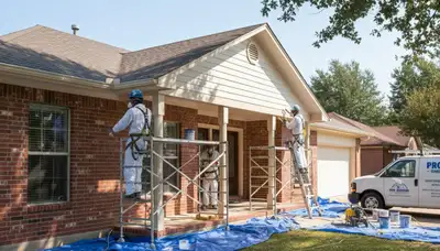 Painting contractors in Arlington, TX providing professional interior and exterior painting services