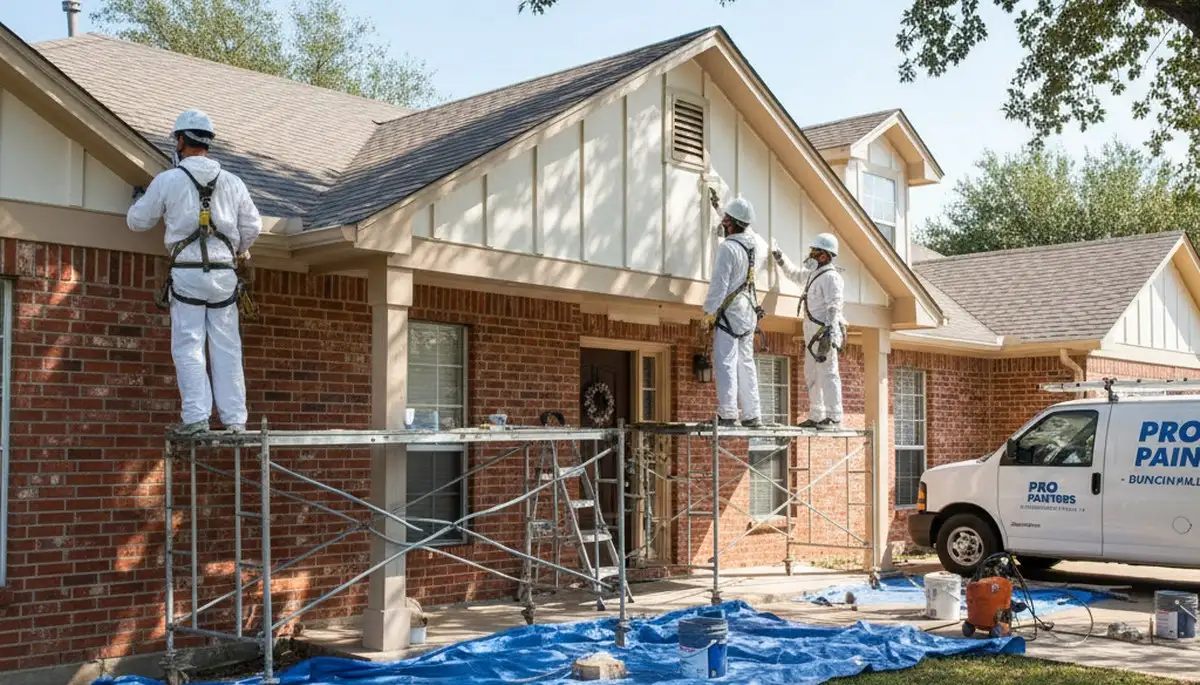 Professional painters in Arlington, TX providing interior and exterior painting services
