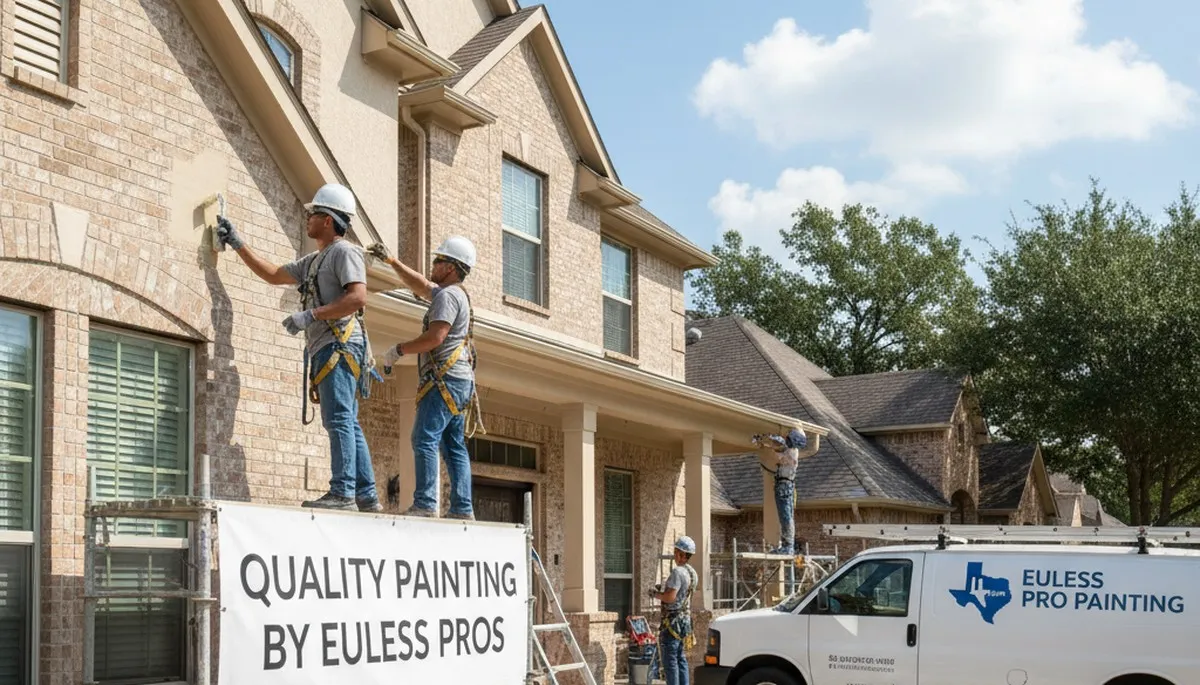 Professional painters in Arlington, TX providing interior and exterior painting services