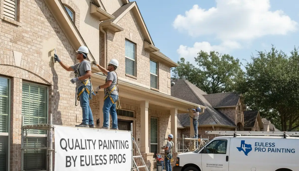 Professional painters in Arlington, TX providing interior and exterior painting services