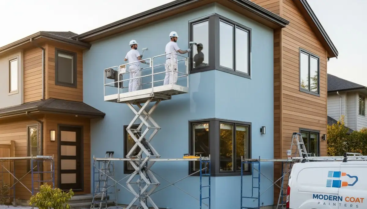 Arlington, TX exterior house painters applying durable paint for Texas weather