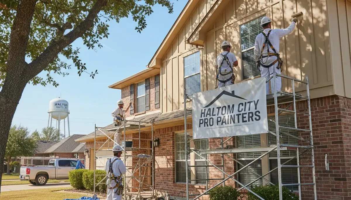 Painting contractors in Arlington, TX providing professional interior and exterior painting services