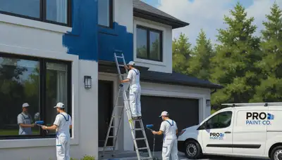 Arlington, TX house painters applying durable exterior paint for weather-ready curb appeal