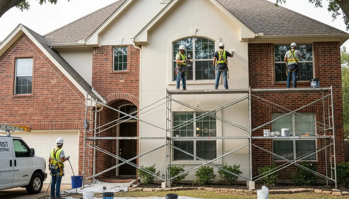 Professional painters serving Arlington, TX for interior and exterior home painting services