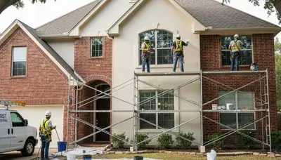 Professional painters serving Arlington, TX for interior and exterior home painting services