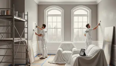 Interior house painting in Arlington, TX by Arlington Paint Pros for a clean, lasting finish