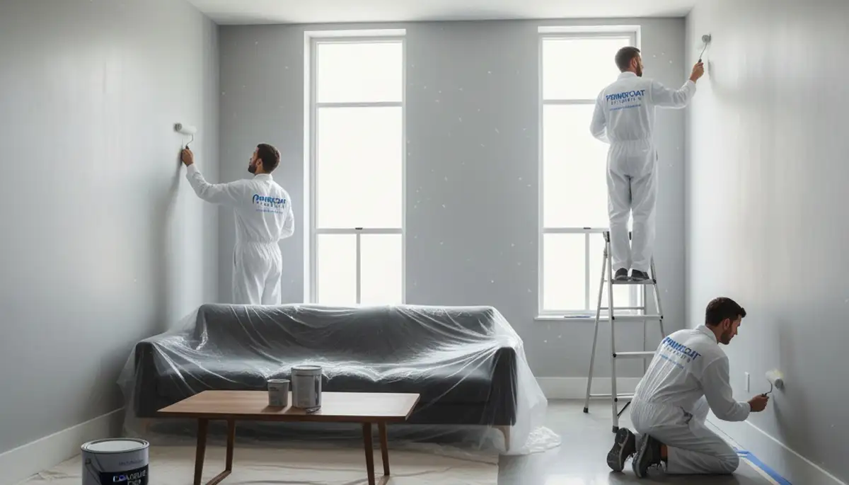 Arlington, TX painters applying interior house paint for a clean, lasting home finish