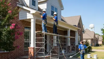Painting contractors in Arlington, TX providing professional interior and exterior painting services