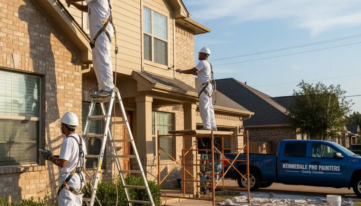 Painting contractors in Arlington, TX providing professional interior and exterior painting services