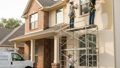Arlington, TX painting contractor providing professional interior and exterior house painting services