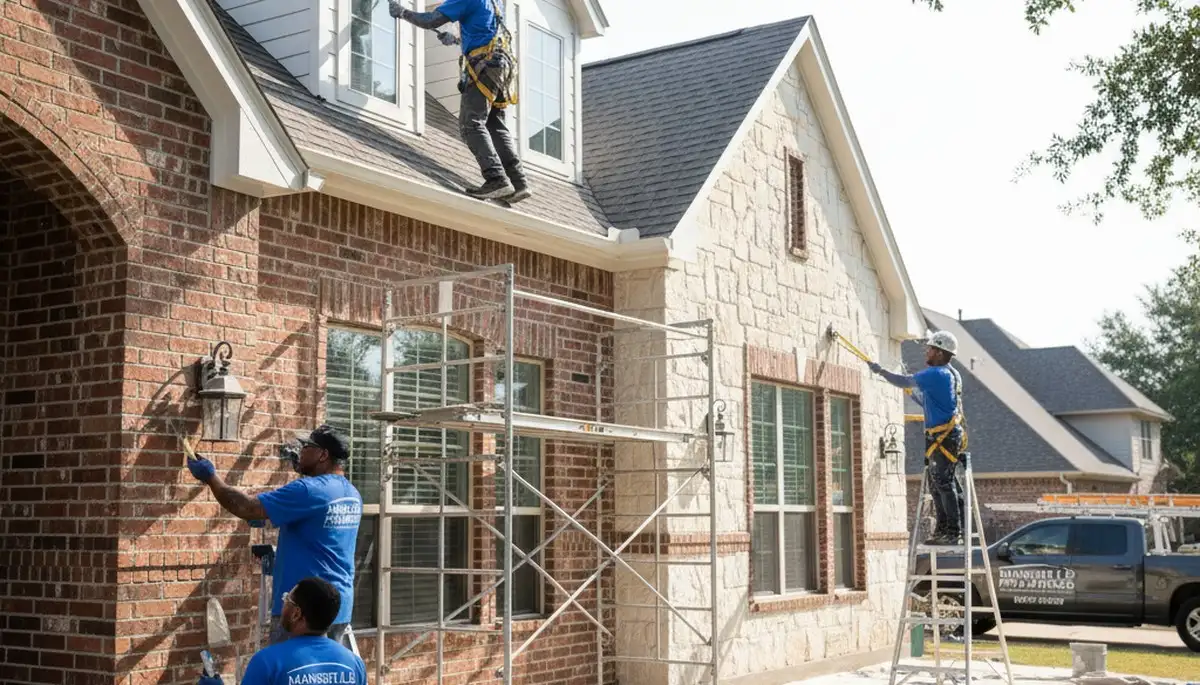 Painting contractors in Arlington, TX delivering professional interior and exterior house painting services