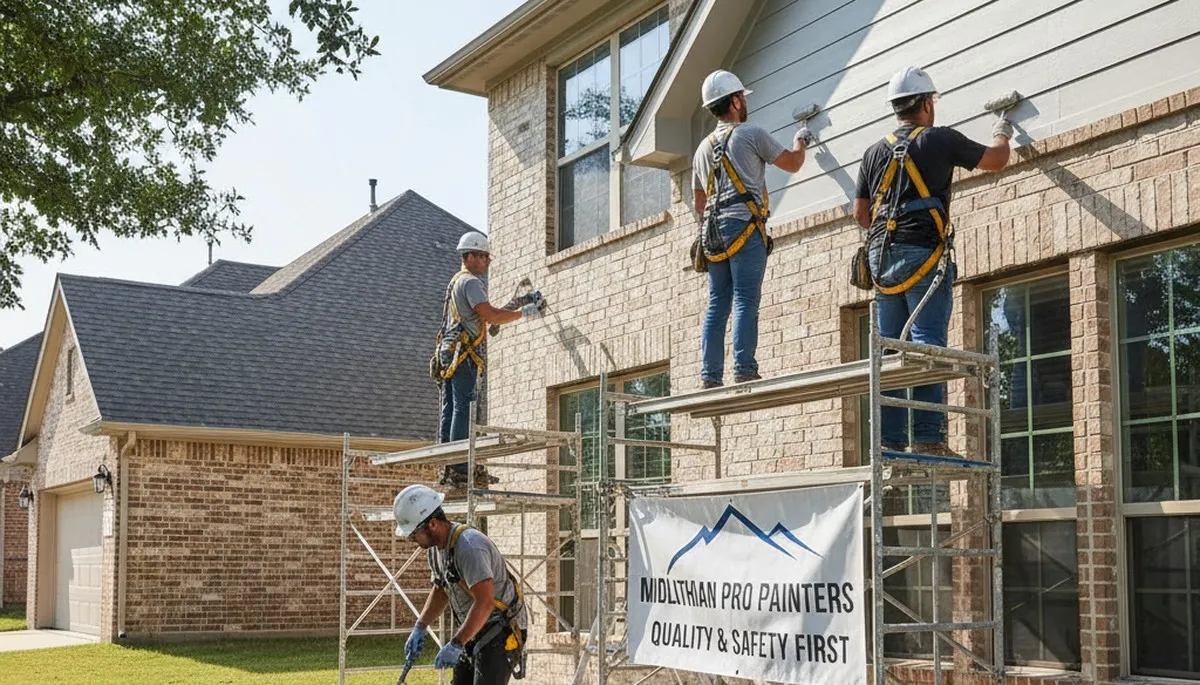 Painting contractors in Arlington, TX providing professional interior and exterior painting services
