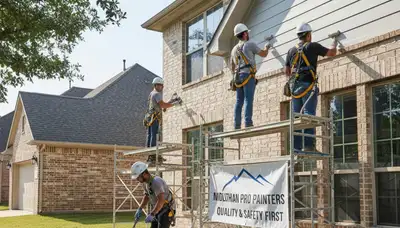 Painting contractors in Arlington, TX providing professional interior and exterior painting services