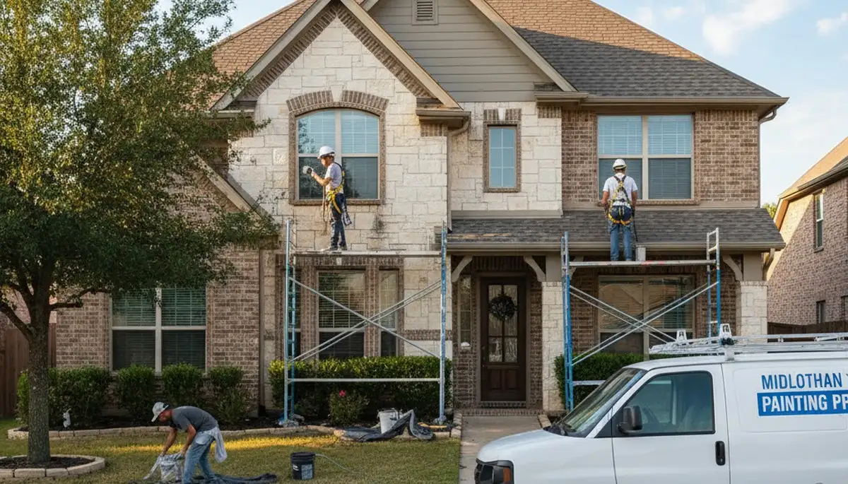 Professional painters in Arlington, TX providing interior and exterior painting services