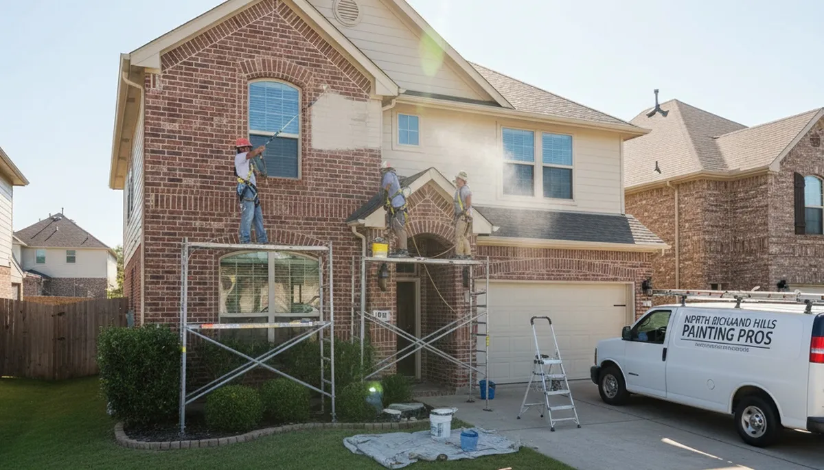 Professional painters in Arlington, TX providing interior and exterior painting services