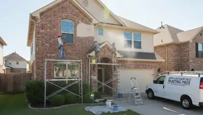 Professional painters in Arlington, TX providing interior and exterior painting services