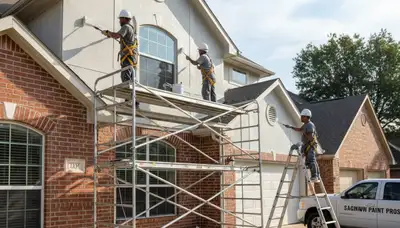 Painting company serving Arlington, TX with professional interior and exterior painting services